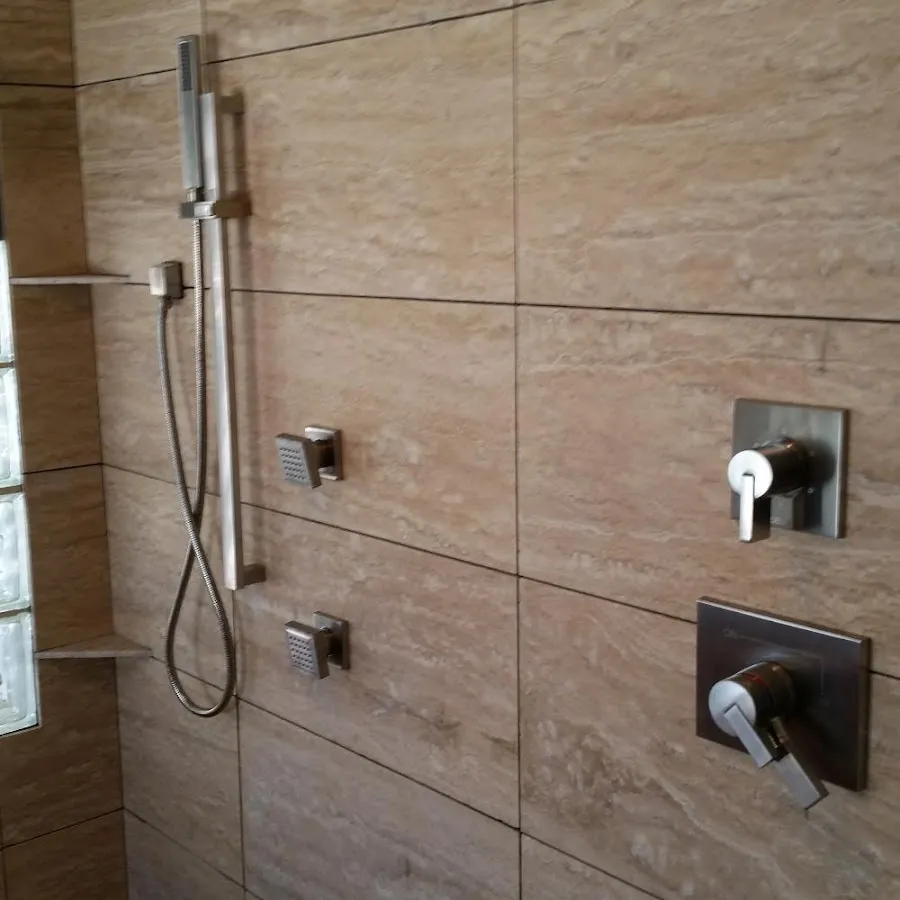Shower fixture installation for Water Heater Replacement in West Bend